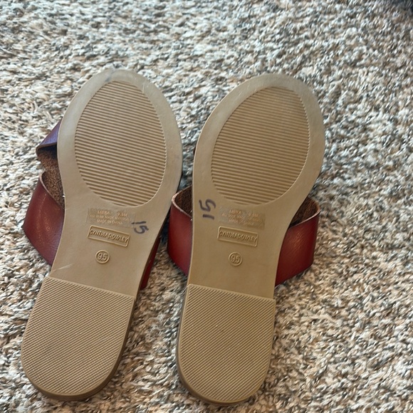 Cynthia Rowley Brown Slide Sandals NWOB - Picture 4 of 9